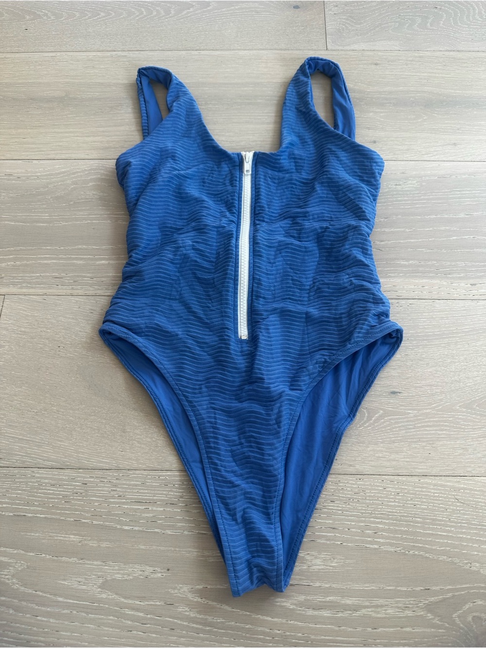 Toast Swim X Free People Signature One-Piece Surf Suit  Blue/purple size small